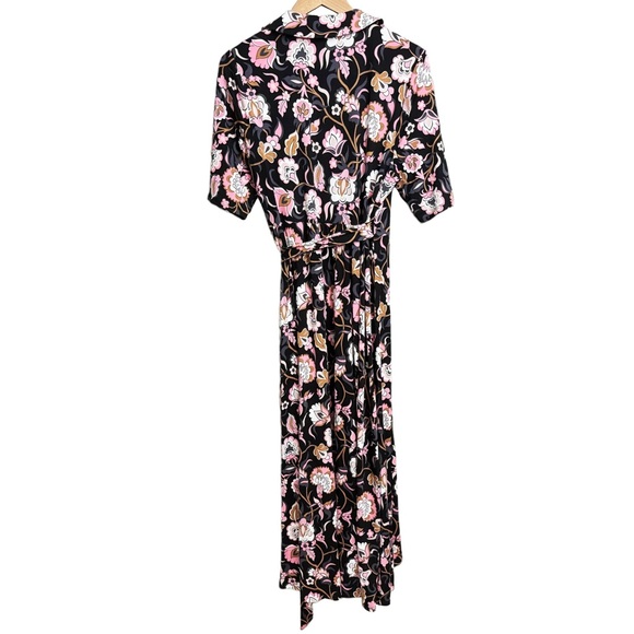 Boden Tall Lavinia Jersey Wrap Midi Dress Floral Print - Picture 3 of 7